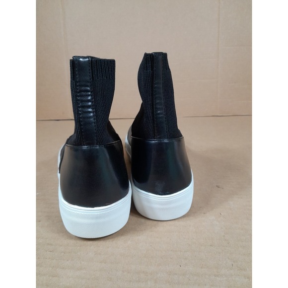 Zara Composite Knit / Leather Chelsea Boot Sneaker Women Sz 8 - Picture 3 of 9